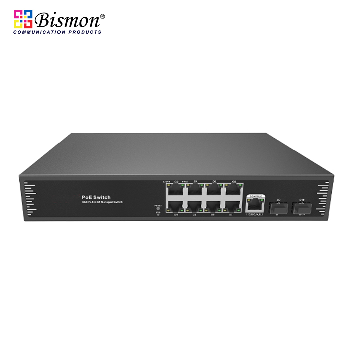 8-Ports-RJ45-10-100-1000M-with-2-SFP-uplink-PoE-Managed-Switch